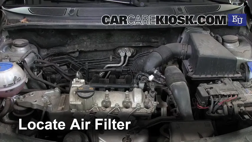 2010 Skoda Fabia S 1.2L 3 Cyl. Air Filter (Engine)